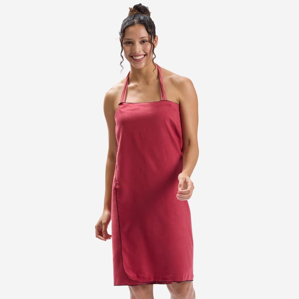 Nabaiji Microfiber Towel Size L 80 X 130 cm - Burgundy - Image 5