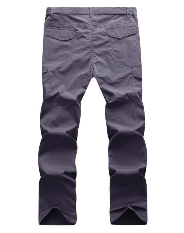 Kolongvangie Cargo Pants Quick Dry Hiking Men's Outdoor Casual Workout Breathable Pant with Multi-Pocket - Image 2