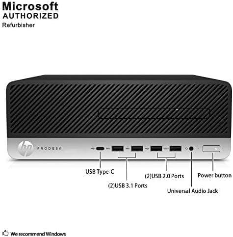 HP ProDesk 600 G3 SFF Desktop Computer with 21.5"" FHD Monitor, Intel Quad Core i5-6500, 16GB DDR4 RAM, 256GB SSD, Type-C, DisplayPort, Keyboard & Mouse, WiFi, BT, Windows 10 Pro (Renewed), Black - Image 3