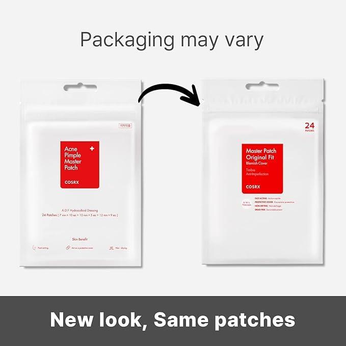 COSRX Acne Pimple Patch Absorbing Hydrocolloid Original 3 Size Patches for Blemishes and Zits Cover, Spot Stickers for Face and Body, Not Tested on Animals - Image 2