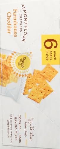 Simple Mills Almond Flour Crackers, Farmhouse Cheddar Snack Packs - Gluten Free, Healthy Snacks, 4.9 Ounce (Pack of 1) - Image 12