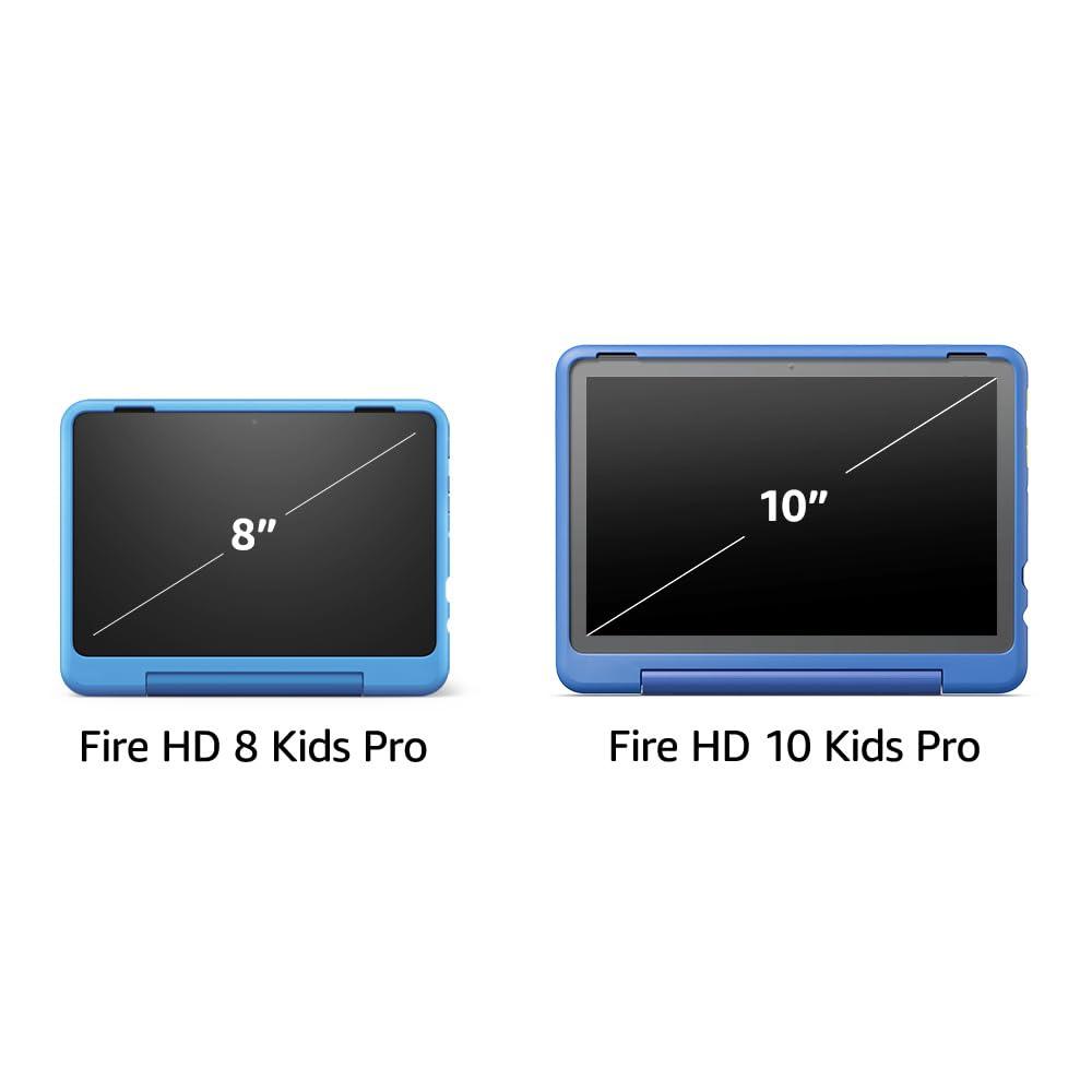 Amazon Fire HD 8 Kids Pro tablet (newest model), ages 6-12. Bright 8" HD screen, includes ad-free content, parental controls, 13-hr battery, slim case for older kids, 32GB, Hello Teal - Image 4