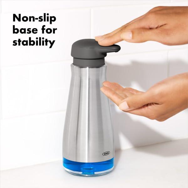 OXO Good Grips Stainless Steel Soap Dispenser - Image 4