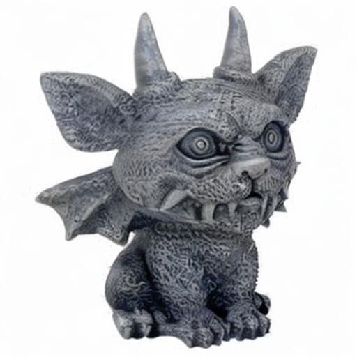 SUMMIT COLLECTION 3.25 Inch Medieval Dark Grey Winged Gothic Gargoyle Guardian Bast Desk and Shelf Decoration - Image 3