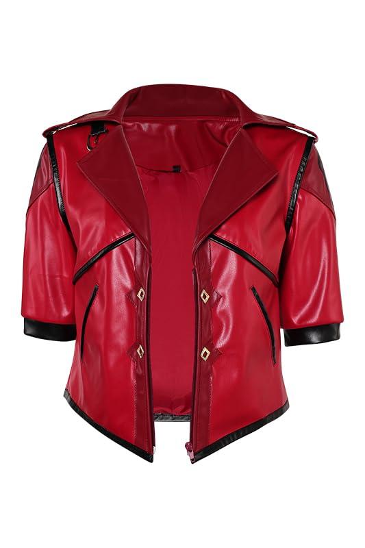 Vasojot Vi Cosplay Jacket Coat Red Costume Adult Women Halloween Cosplay The Piltover Enforcer Vi Outfits