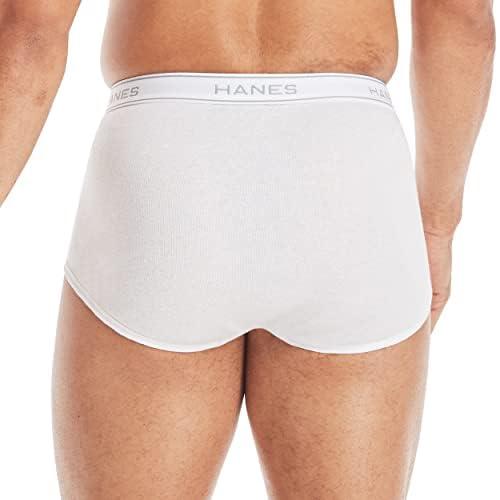 Hanes Men's No Ride Up Briefs with ComfortSoft Waistband, Multipacks - Image 3