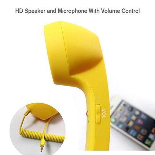 Gigicloud Retro Telephone, Universal Phone Handset Radiation-Proof Receivers Classic Mobile Phone - Image 4