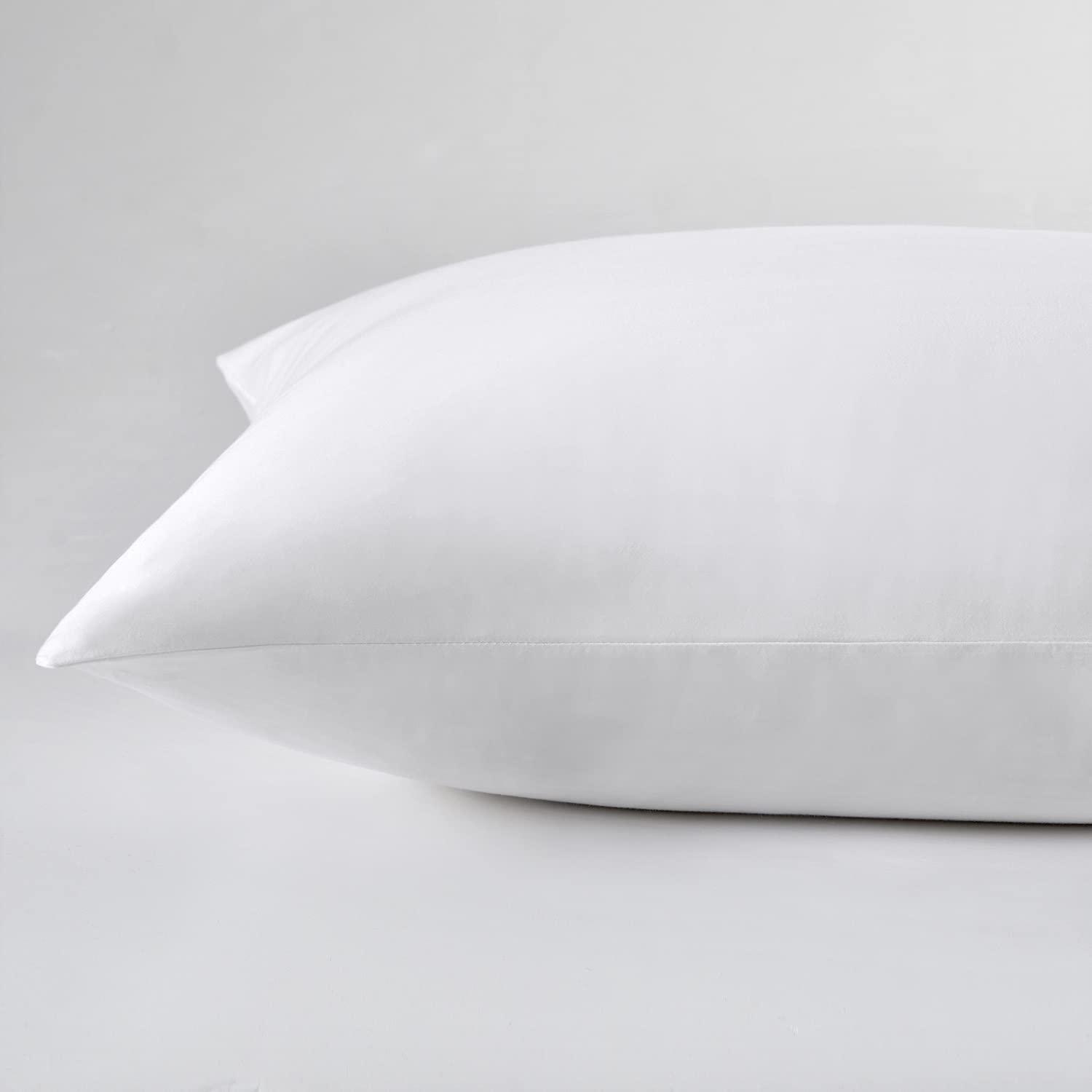 LOSAFEFE 100% Cotton Zippered Pillow Cases Standard Size Set of 4, Super Soft & Breathable Pillow Protectors with Zipper, White Pillow Case Covers 20x26 Inches - Image 5