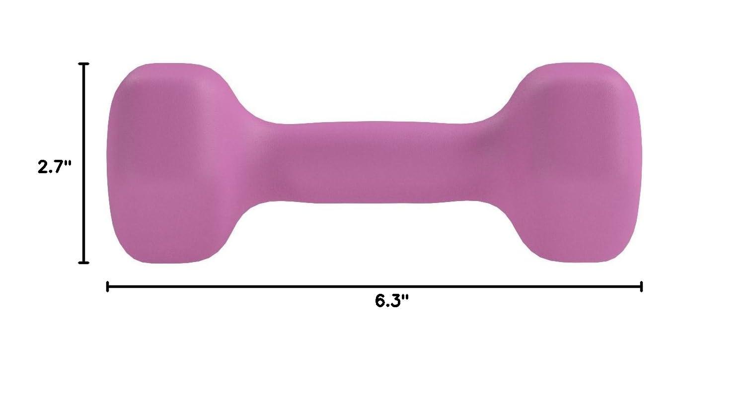 Amazon Basics Neoprene Dumbbell Hand Weights for Exercise and Muscle Toning - Image 5