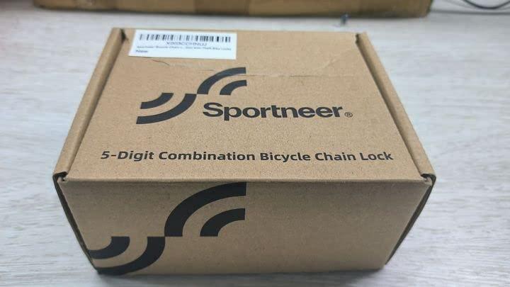 Sportneer Bike Lock: 5 Digit Combination High Security Anti Theft Bike Chain Lock - 3.2/3.6/4ft Heavy Duty Keyless Bicycle Lock for Bike, Motorcycle, Scooter, Door & Gate - 4/6mm Thick, Easy to Use - Image 10