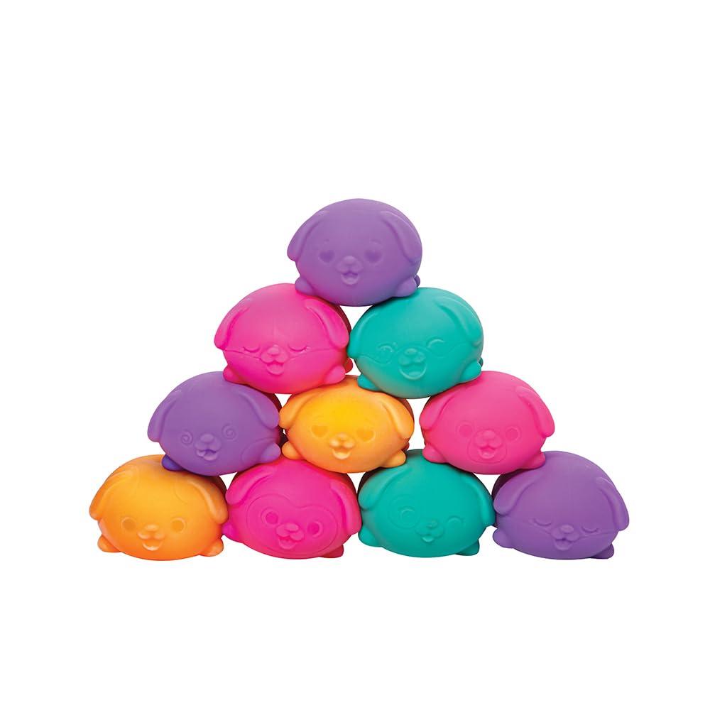 Schylling NeeDoh Teenie Funky Pups - Sensory Squeeze Toy - Contains 3 Mini Groovy Globs - 1.5" Wide - Color May Vary (Pack of 1) - Image 2