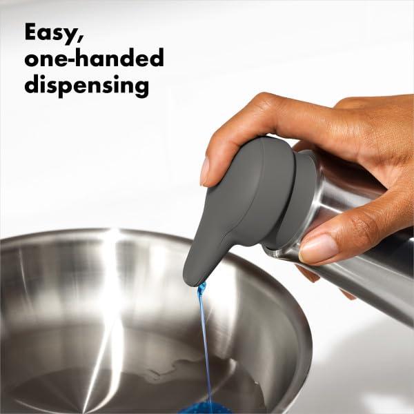 OXO Good Grips Stainless Steel Soap Dispenser - Image 3
