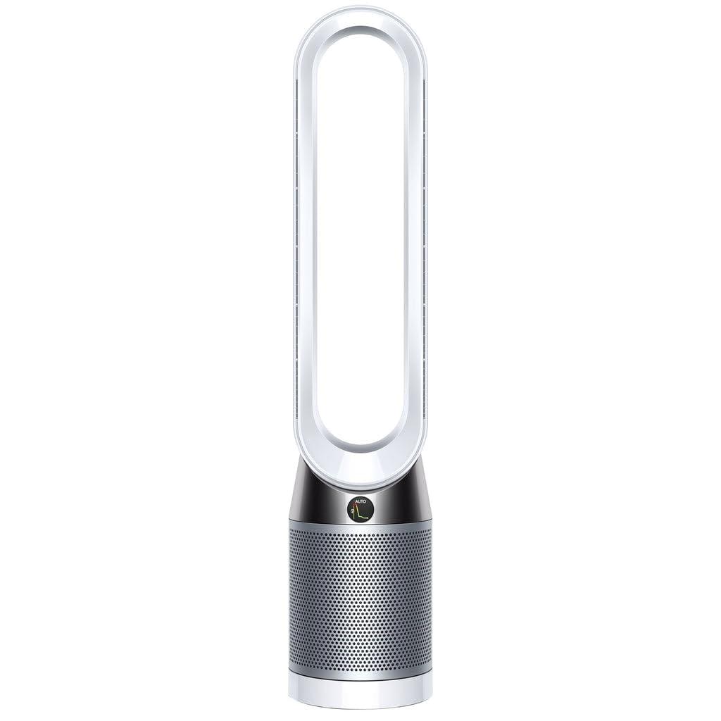 Dyson Pure Cool Purifier Fan TP4A remote controlled purifying fan with HEPA filtration (White and Silver), Standard (Renewed)