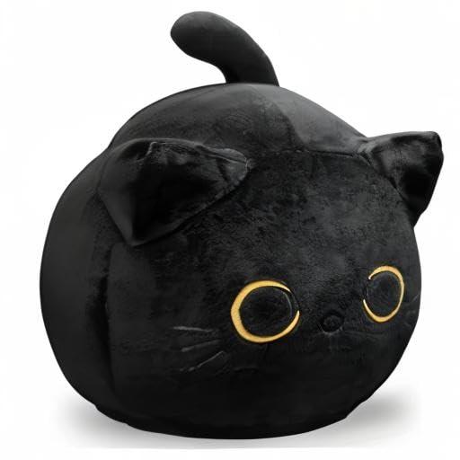 CHNBF Soft Black Cat Plush Toy Pillow - Stuffed Animal for Kids, Boys & Girls Gifts - Image 7