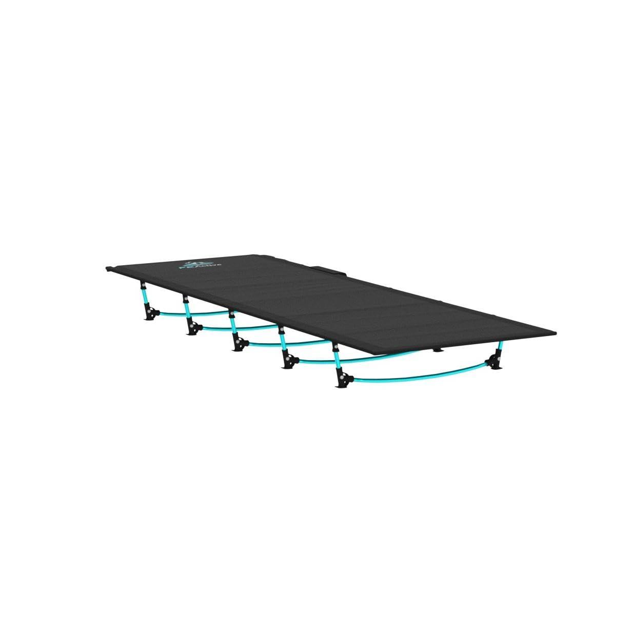 FE Active Folding Camping Cot - Lightweight, Compact & Portable Camping Bed, Comfortable Sleeping Cots for Adults & Kids - Camp Cot Fits Single Air Mattress Pad|Designed in California, USA - Image 4