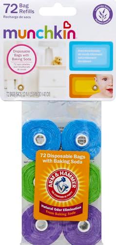 Munchkin® Arm and Hammer Diaper Bag Refills, 6 Pack, 72 Bags - Image 4