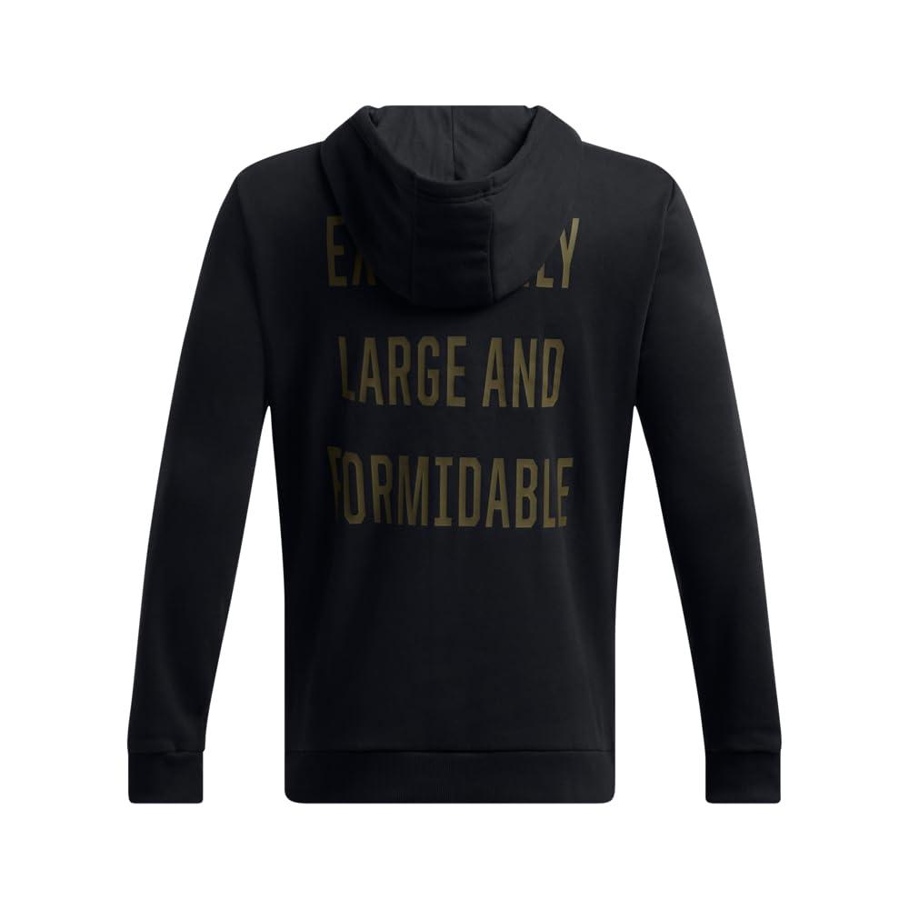 Under Armour Men's Project Rock Red One E.l.f. Hoodie - Image 4