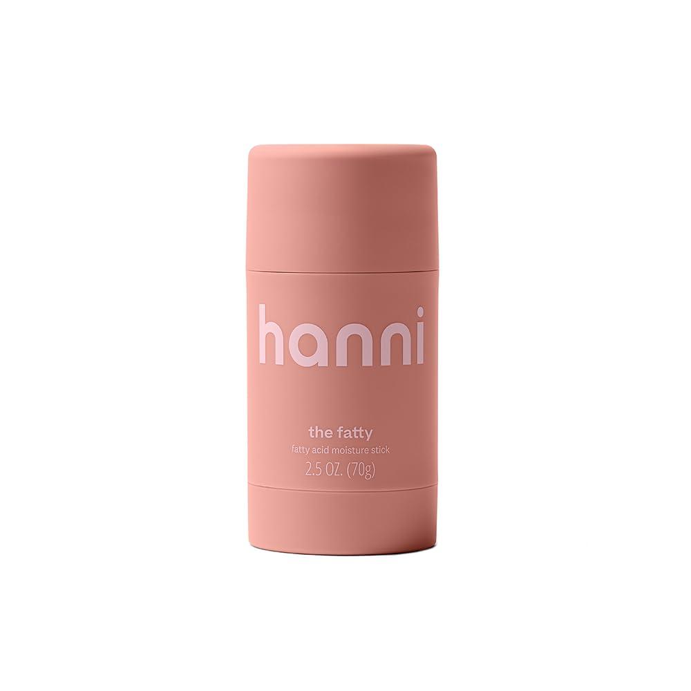 HANNI Fatty Body Moisturizer Stick with Fatty Acids, Travel Size Friendly Solid Lotion for Plumping and Hydration, Fragrance-Free and Safe for Sensitive Skin, 2.5 oz