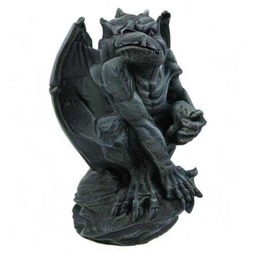 Poised Protector Winged Gargoyle Statue Guardian - Image 6