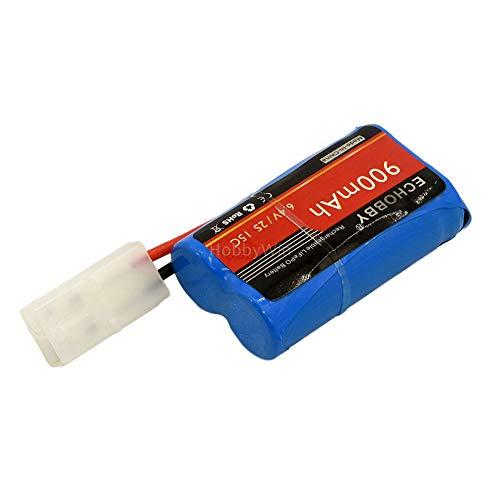 ECHOBBY 6.4V 2S 900mAh Life Battery KET2P Female Plug P-to-R for RC Model Buggy Car Truck Speed Boat - Image 5