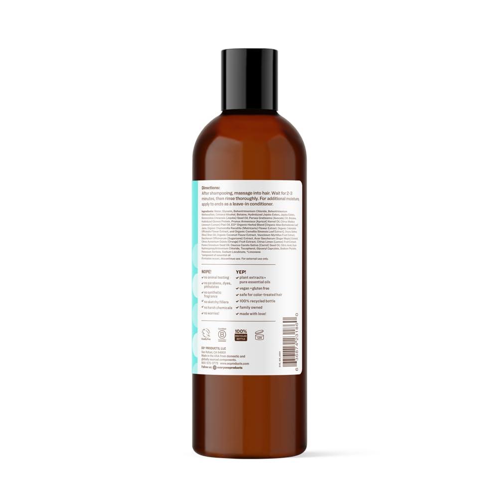 Everyone Hair Care Conditioner - Coconut & Lemon Mighty, 12 fl oz Bottle, Wash & Leave In Hydrating Conditioner, Deep Moisturizing, Sulfate Free & Paraben Free - Image 6