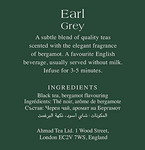 Ahmad Tea Black Tea, Earl Grey Teabags, 100 ct - Caffeinated & Sugar-Free - Image 8