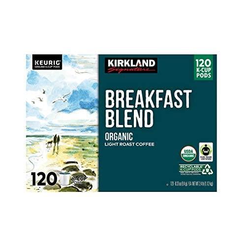 Kirkland Signature Breakfast Blend, Organic Light Roast Coffee - 120 Count - Image 2