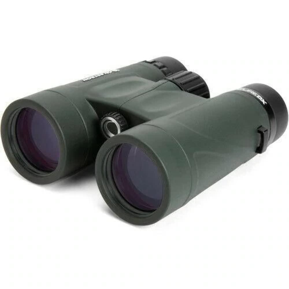 Celestron 71332 Nature DX 8x42mm Binoculars with Multi-Coated Lens, BaK-4 Prism Glass and Carry Case, Green