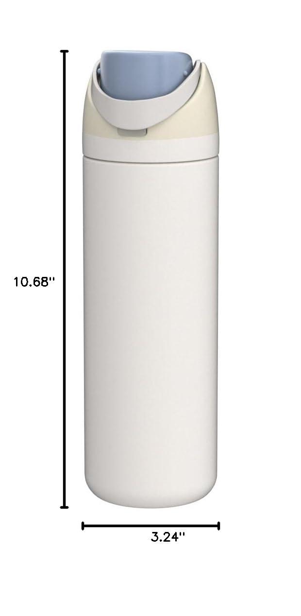 Owala FreeSip Insulated Stainless Steel Water Bottle with Straw for Sports, Travel, and School BPA-Free Sports Water Bottle, 24 oz, Iced Breeze - Image 2
