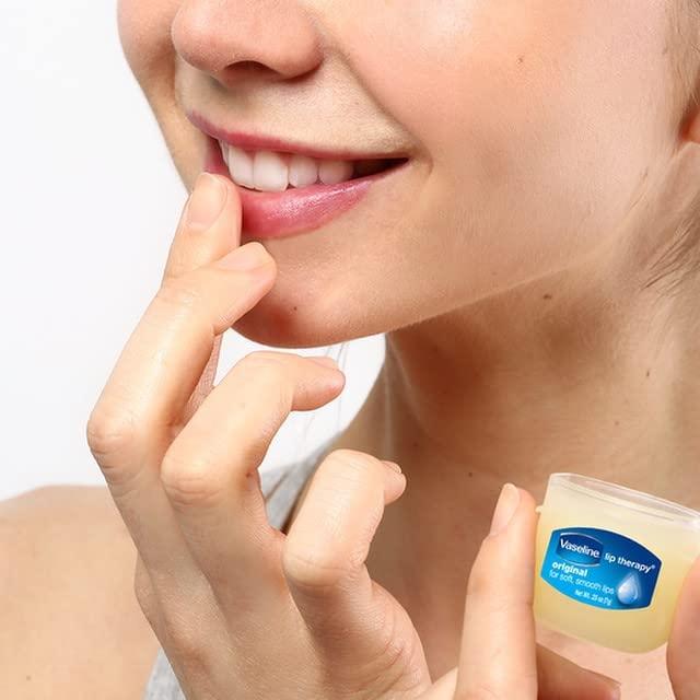 Vaseline Lip Therapy 6-Pack – Mini Lip Balm, Travel-Size Petroleum Jelly Moisturizer for Dry Lips, 0.25 Oz Each - Image 5
