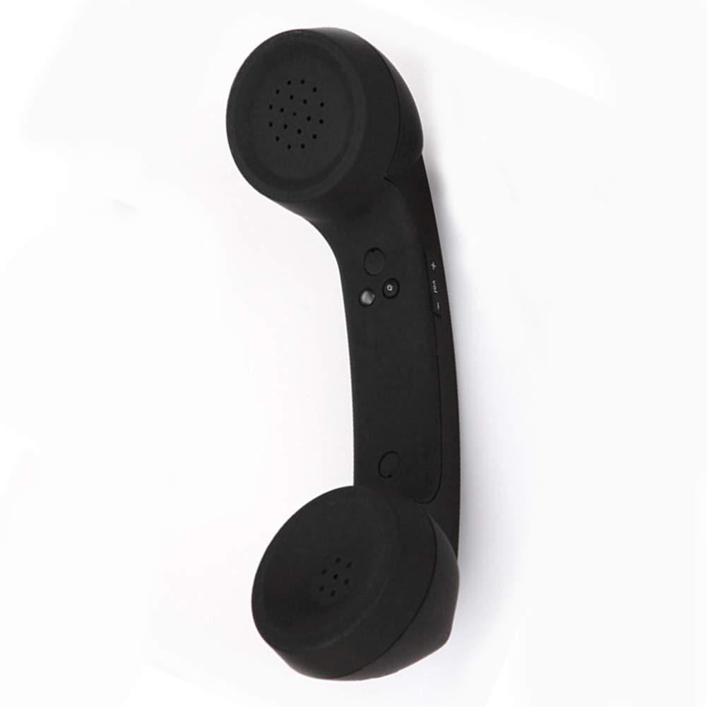 EMVANV Cordless Telephone Handset, Retro Wireless Mobile Phone Telephone Handset Receivers Headphones Radiation Proof Stereo Convenient Call Cell Phone(Black) - Image 9