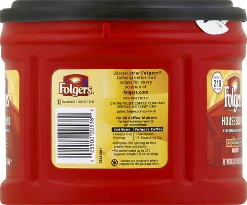 Folgers House Blend Medium Roast Ground Coffee, 24.2 Ounces - Image 10