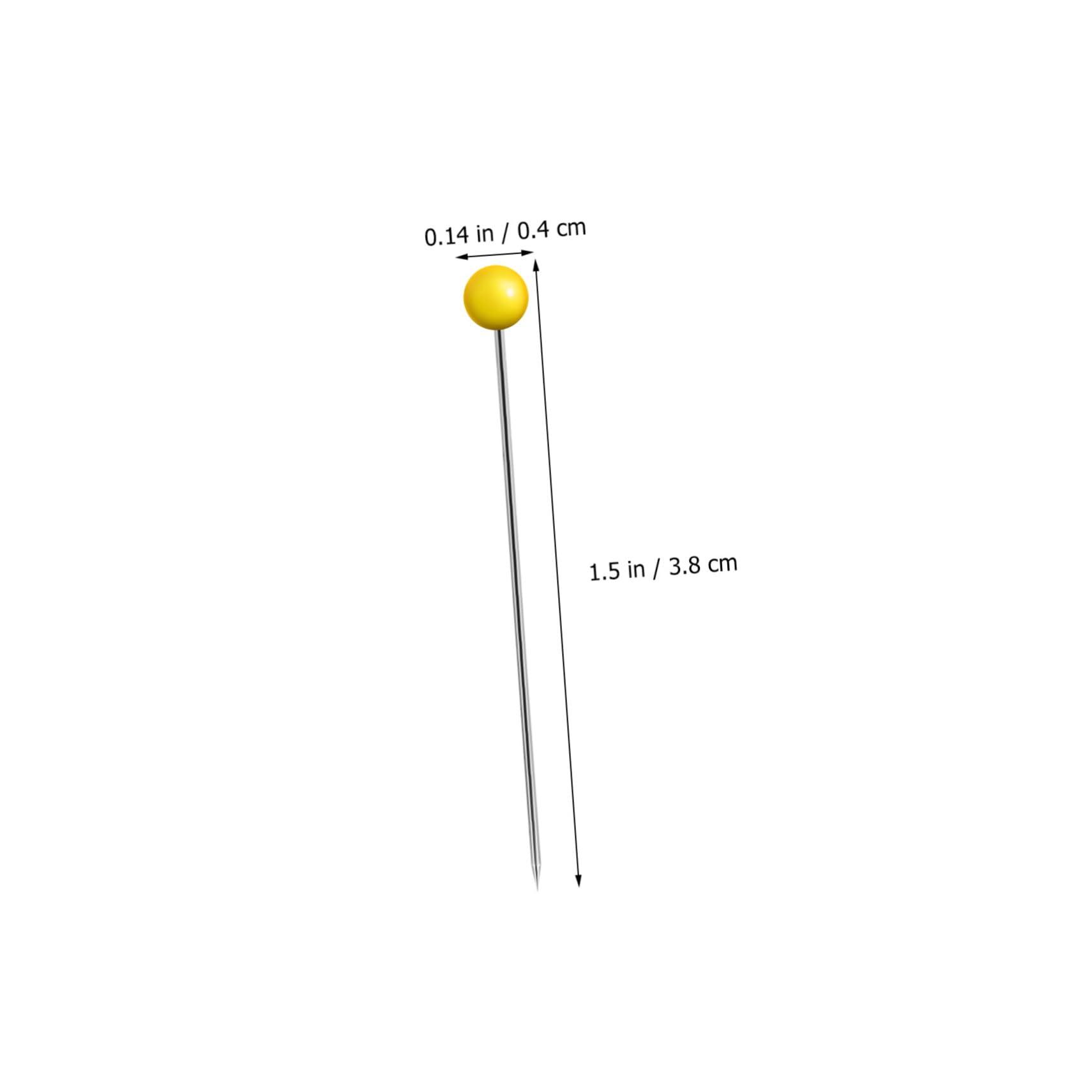 KALLORY Versatile Glass Head Pins 500 Straight Pins for Jewelry Making Dressmaking Crafts - Image 3