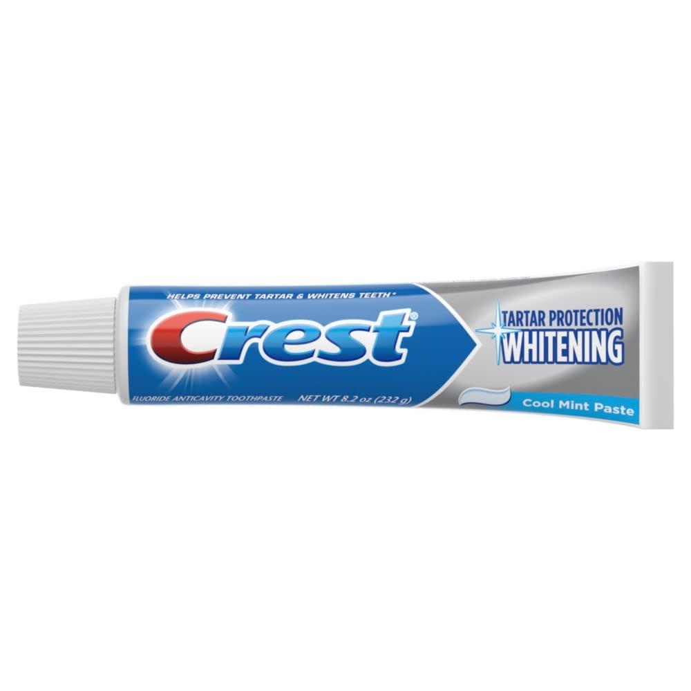 Crest Tartar Protection Whitening Cool Mint Flavor Toothpaste 8.2 Oz (Pack of 4) - Image 8