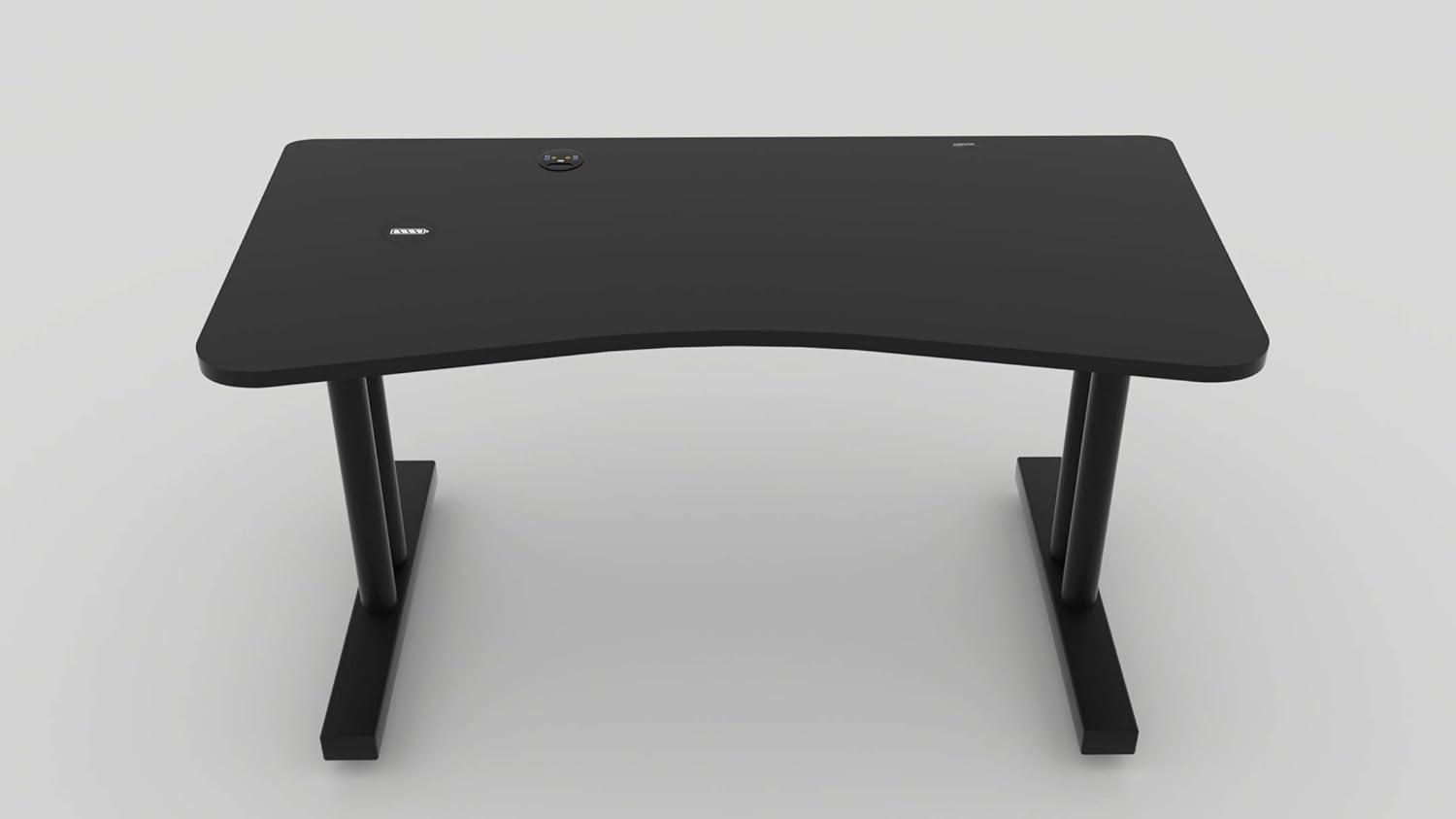 Turismo Racing Gaming Desk - Infinity Extra-Wide Smart Gaming Desk with USB Ports + Integrated Mouse Pad + Magnetic Cable Management - 64 inches