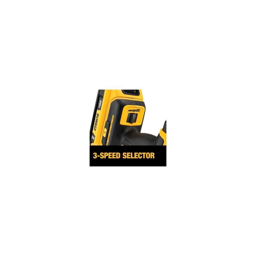 DEWALT 20V Oscillating Tool, Cordless, Wood Blades, Sandpaper, Tool Bag, Battery and Charger Included (DCS356SD1) - Image 8