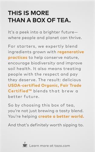 TAZO Organic Chai Black Tea Bags, Caffeinated tea, 16 Total Bags - Image 2
