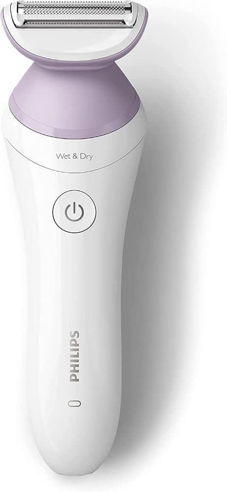 Philips Beauty Lady Electric Shaver Series 6000, Cordless with 4 Accessories, BRL136/00, White - Image 7