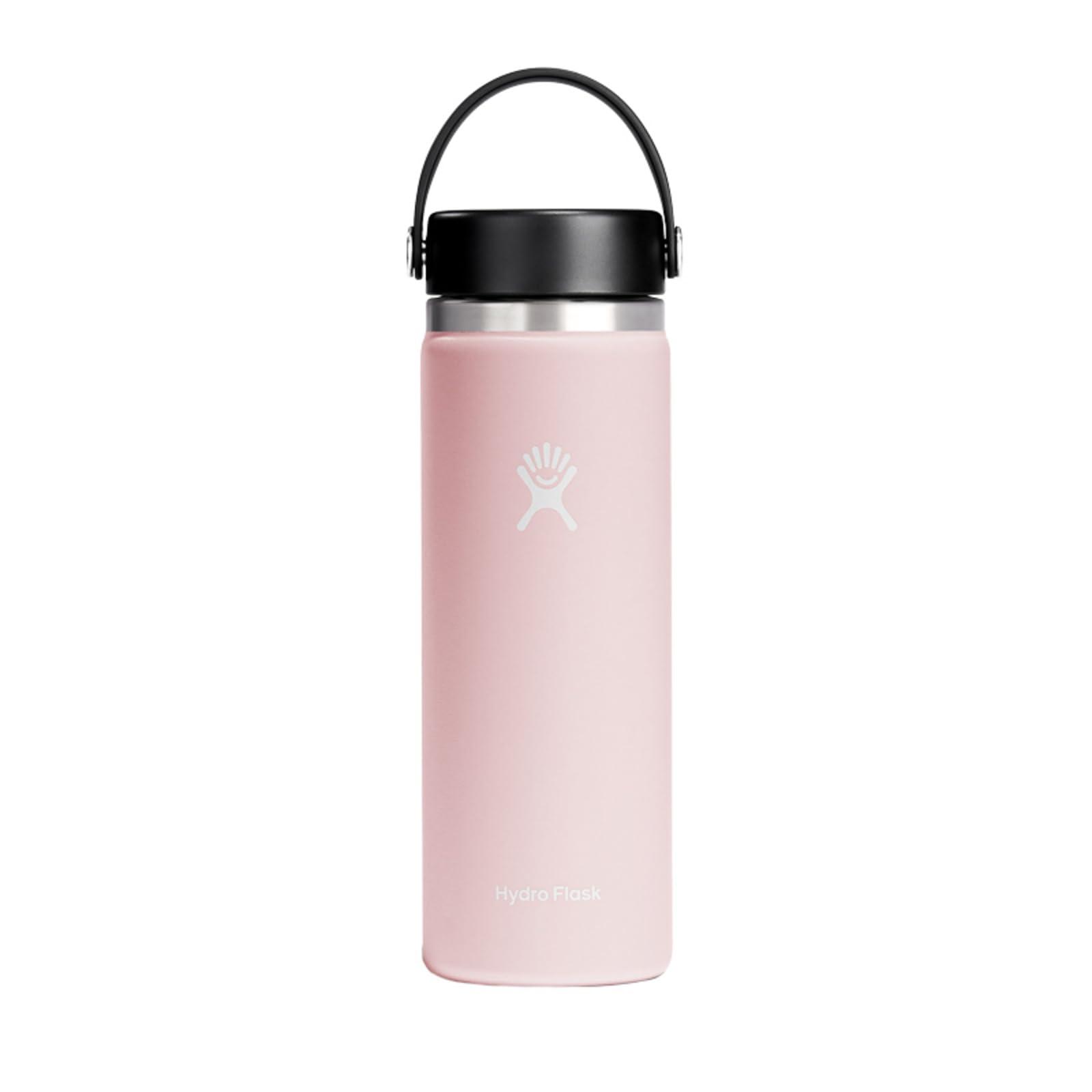 Hydro Flask 20 Oz Wide Mouth Flex Bottle, Trillium, Stainless Steel, Double Wall, Leakproof, Cupholder-friendly, Sport, 20 Fluid Ounces