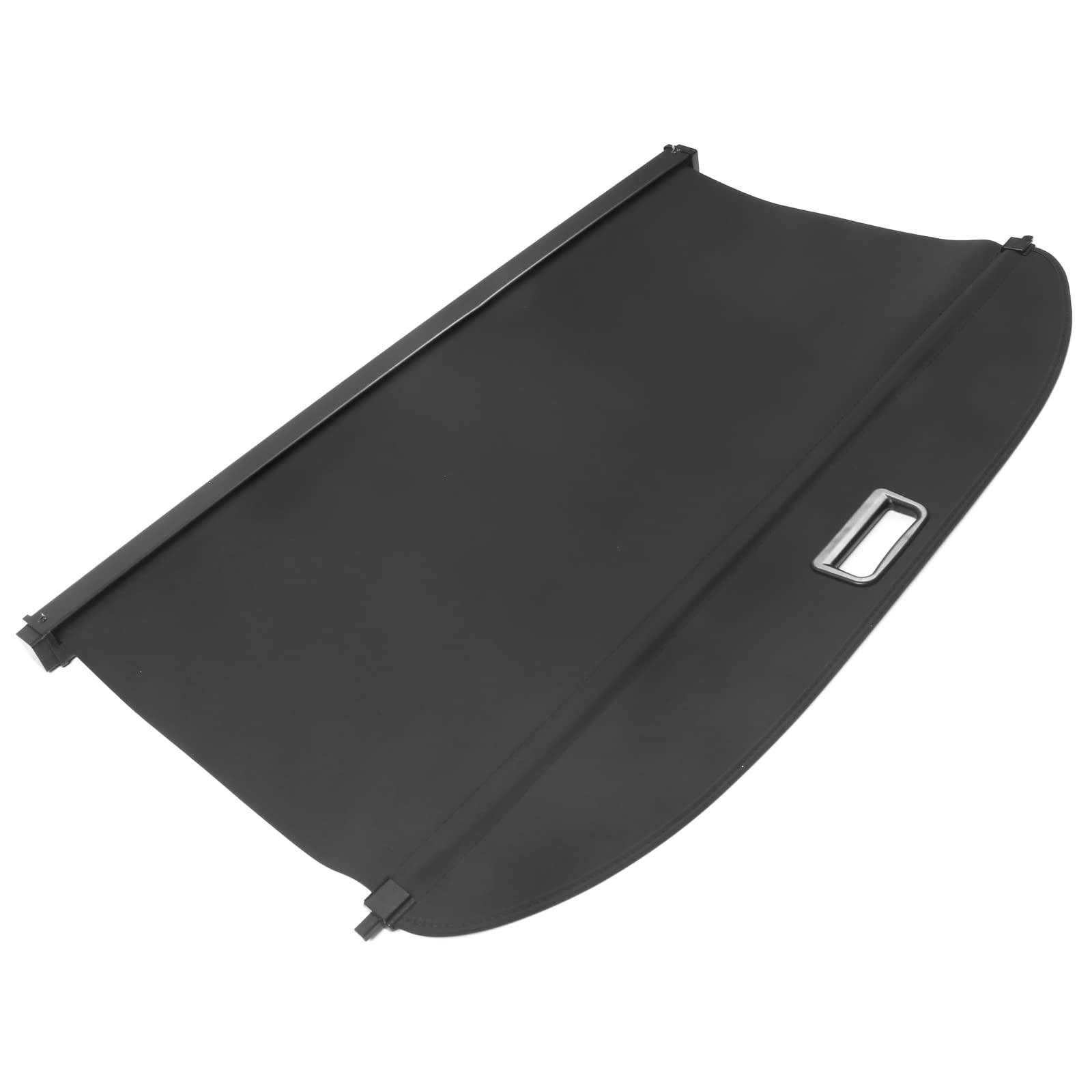 IKON MOTORSPORTS, Rear Cargo Cover Compatible with 2020-2022 Tesla Model Y, Retractable Rear Trunk Security Cargo Cover Black PVC & Aluminum Alloy Canvas Style - Image 9