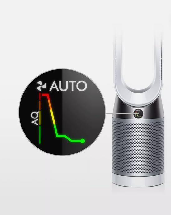 Dyson Pure Cool Purifier Fan TP4A remote controlled purifying fan with HEPA filtration (White and Silver), Standard (Renewed) - Image 5