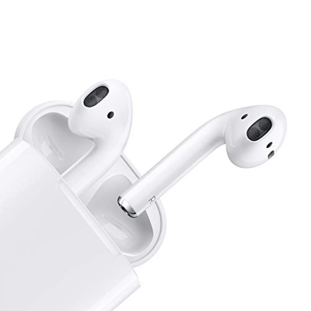 Apple AirPods Wireless Ear Buds, Bluetooth Headphones with Lightning Charging Case Included, Over 24 Hours of Battery Life, Effortless Setup for iPhone - Image 2