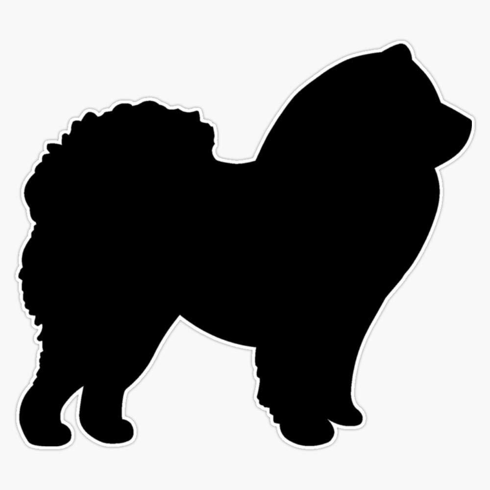 Chow Chow Dog Vinyl Waterproof Sticker Decal Car Laptop Wall Window Bumper Sticker 5"