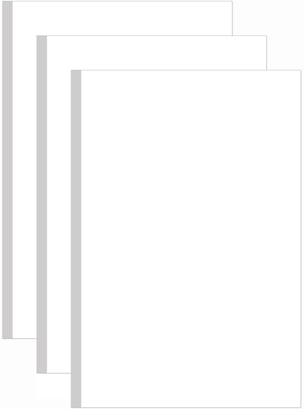 (3-Pack) 11" x 17" Blank Print Paper, 135Sheets/270Pages Copy Paper, DIY Template Printing in Office, 100gsm Blank Paper