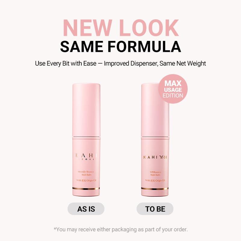 KAHI Wrinkle Bounce Multi Balm Stick | PDRN Collagen Wrinkle Stick | Korean Skin Care |All-in-One Hydrating Lip Balm Eye Cream Neck Cream Make Up Base & Face Mist Moisture Balm - Image 2