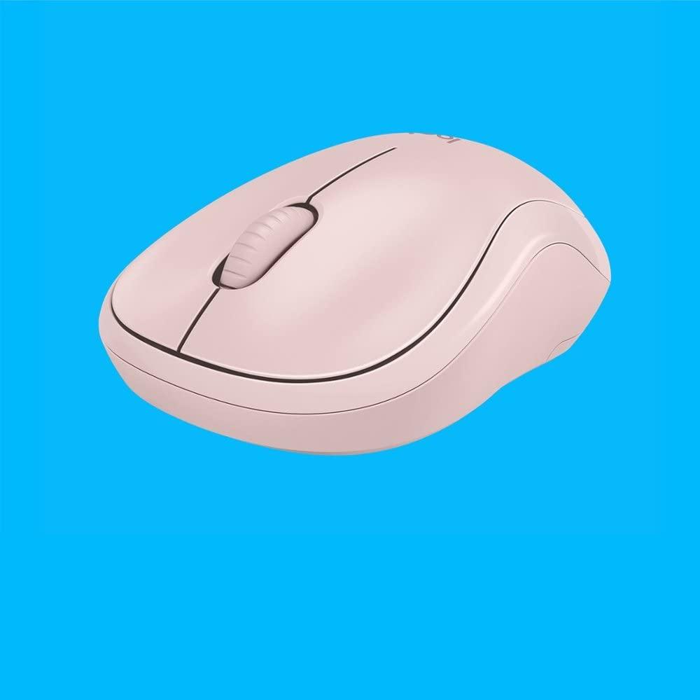 Logitech M220 Silent Wireless Mouse, 2.4 GHz with USB Receiver, 1000 DPI Optical Tracking, 18-Month Battery, Ambidextrous, Compatible with PC, Mac, Laptop - Rose (Renewed) - Image 5