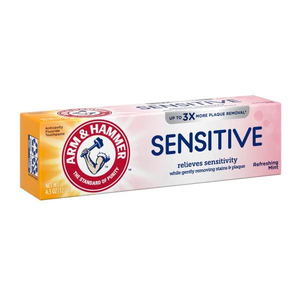 ARM & HAMMER Sensitive Teeth & Gums Toothpaste 4.5 oz (Pack of 2) - Image 2