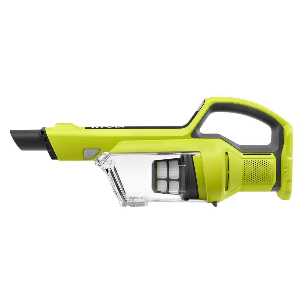 RYOBI ONE+ 18V Cordless Hand Vacuum with Powered Brush (Tool Only) Black Green (PCL700B) (Renewed) - Image 4