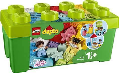 LEGO DUPLO Classic Brick Box Building Set - Features Storage Organizer, Toy Car, Number Bricks, Build, Learn, and Play, Great Gift Playset for Toddlers, Boys, and Girls Ages 18+ Months, 10913 - Image 5