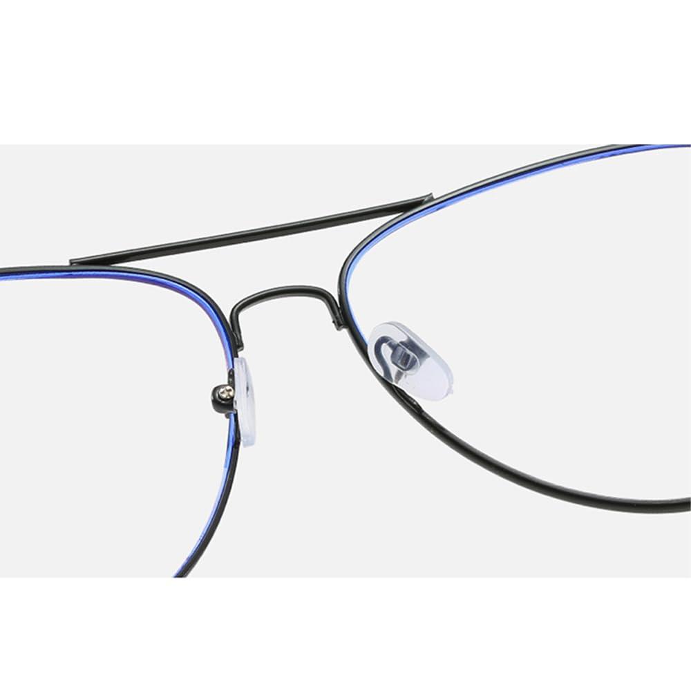Layresen Classic Aviator Shortsighted Distance Glasses Metal Frame Clear Lens Myopia Glasses For Mens Womens - Image 4
